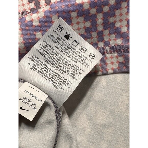 Nike Pro Dri-Fit Running 1/2 Zip Pullover Women’s Size Large Thumbholes Run Gym - Picture 10 of 11